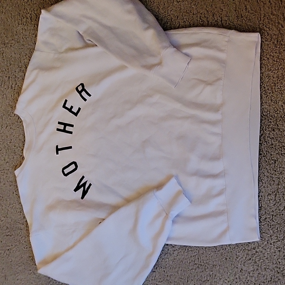 MOTHER pullover cotton hoodie